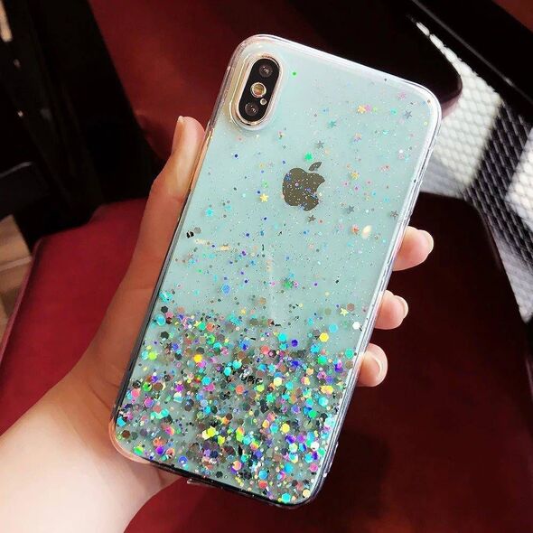 Wozinsky Wozinsky Star Glitter błyszczące etui pokrowiec z brokatem Samsung Galaxy S21+ 5G (S21 Plus 5G) różowy