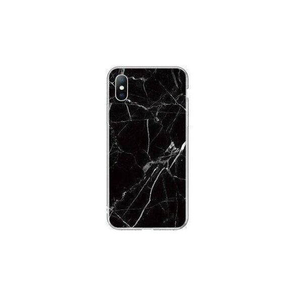 Wozinsky Wozinsky Marble żelowe etui pokrowiec marmur Samsung Galaxy S21+ 5G (S21 Plus 5G) czarny