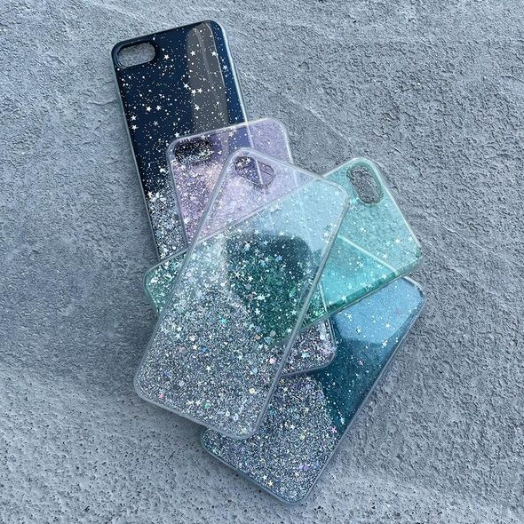 Wozinsky Wozinsky Star Glitter błyszczące etui pokrowiec z brokatem Xiaomi Redmi K40 Pro+ / K40 Pro / K40 / Poco F3 zielony