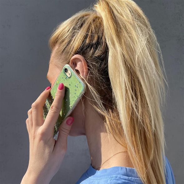 Wozinsky Wozinsky Star Glitter błyszczące etui pokrowiec z brokatem Xiaomi Redmi K40 Pro+ / K40 Pro / K40 / Poco F3 zielony