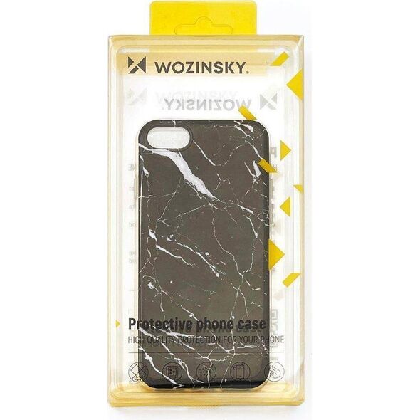 Wozinsky Wozinsky Marble żelowe etui pokrowiec marmur Samsung Galaxy S22 Ultra biały