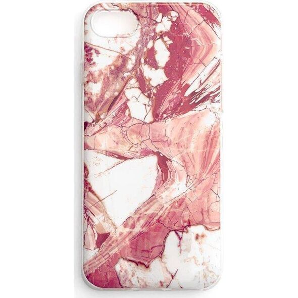 Wozinsky Wozinsky Marble żelowe etui pokrowiec marmur Xiaomi Redmi Note 10 5G / Poco M3 Pro różowy