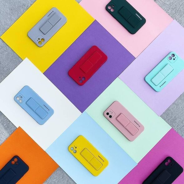 Wozinsky Wozinsky Kickstand Case silikonowe etui z podstawką etui Samsung Galaxy A13 5G czerwone