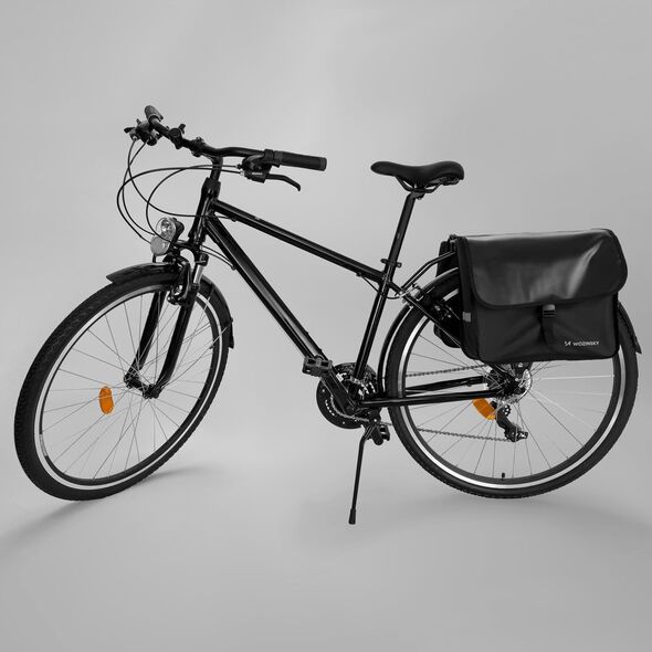 Wozinsky Wozinsky sakwa rowerowa na bagażnik podwójna 28 l czarna (WBB34BK)