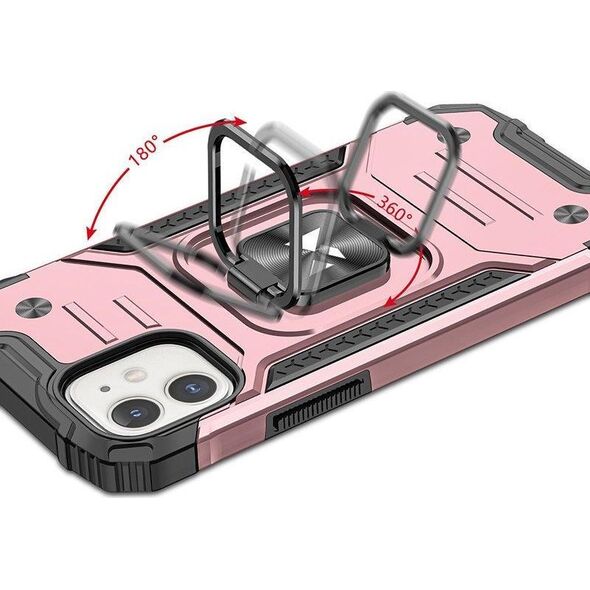 Wozinsky Wozinsky Ring Armor etui iPhone 14 pancerny pokrowiec uchwyt magnetyczny ring złote