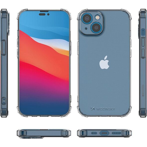 Wozinsky Wozinsky Anti Shock etui do iPhone 14 Plus pancerny pokrowiec przezroczyste