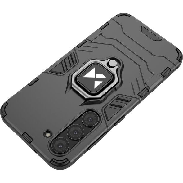 Wozinsky Wozinsky Ring Armor etui Samsung Galaxy S23 pancerny pokrowiec uchwyt magnetyczny ring czarne
