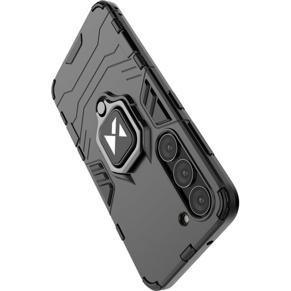 Wozinsky Wozinsky Ring Armor etui Samsung Galaxy S23+ pancerny pokrowiec uchwyt magnetyczny ring czarne