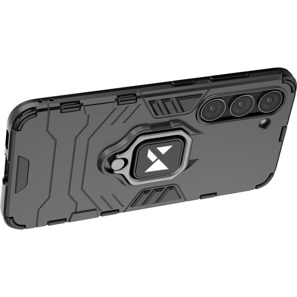 Wozinsky Wozinsky Ring Armor etui Samsung Galaxy S23+ pancerny pokrowiec uchwyt magnetyczny ring czarne
