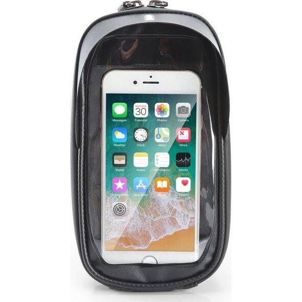 Wozinsky Wozinsky Torba rowerowa na kierownicę pokrowiec na telefon 1L czarny (WBB16BK) () - 63967-uniw