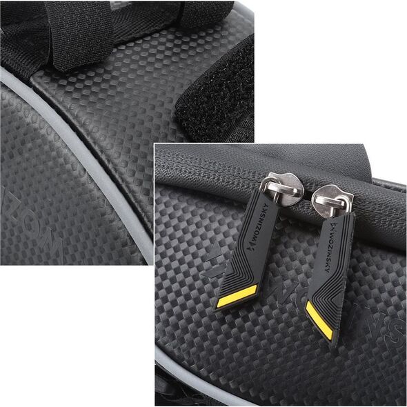 Wozinsky Wozinsky Torba rowerowa na kierownicę pokrowiec na telefon 1L czarny (WBB16BK) () - 63967-uniw