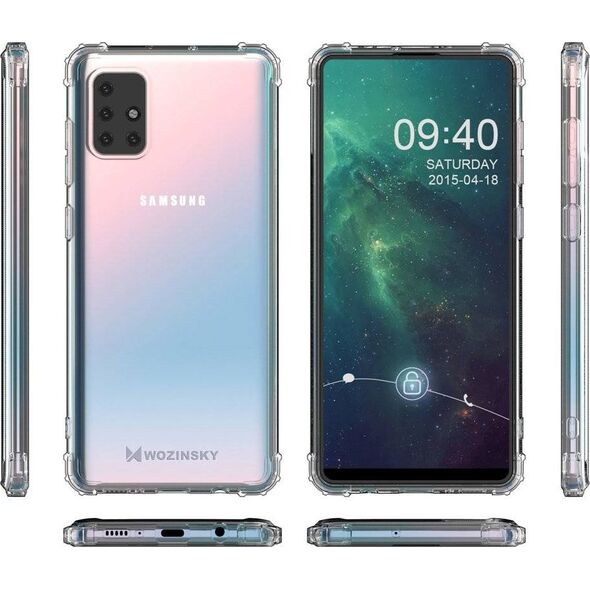 Wozinsky Wozinsky Anti Shock pancerne etui do Samsung Galaxy A72 4G przezroczysty