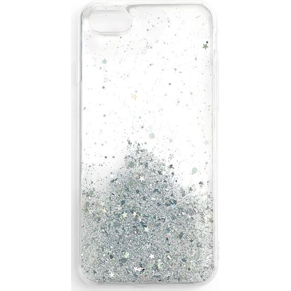 Wozinsky Wozinsky Star Glitter błyszczące etui pokrowiec z brokatem Samsung Galaxy A22 4G przezroczysty