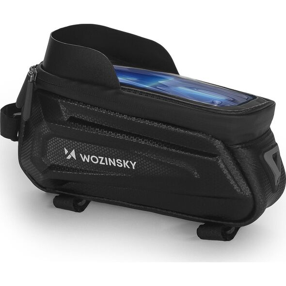 Wozinsky Wozinsky Torba rowerowa na ramę 1,7l pokrowiec na telefon czarny (WBB28BK)