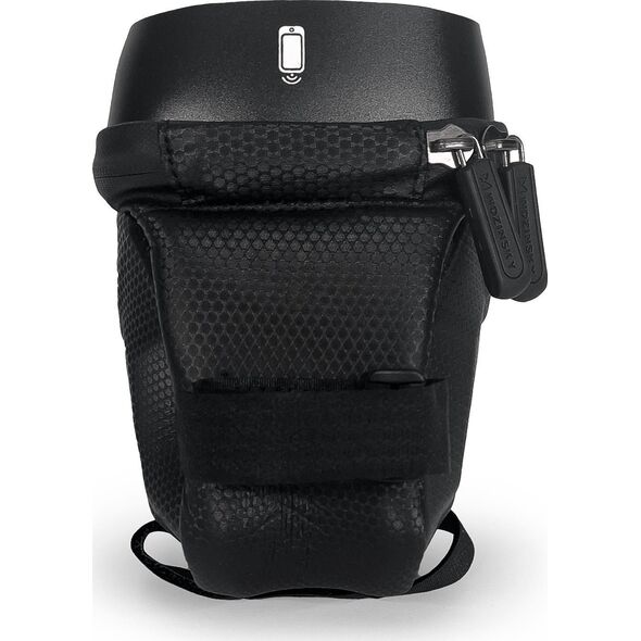 Wozinsky Wozinsky Torba rowerowa na ramę 1,7l pokrowiec na telefon czarny (WBB28BK)