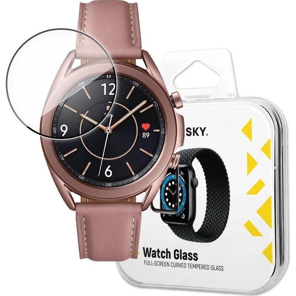 Wozinsky Wozinsky Watch Glass hybrydowe szkło do Samsung Galaxy Watch 3 45 mm czarny