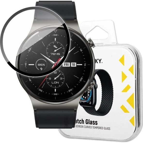Wozinsky Wozinsky Watch Glass hybrydowe szkło do Huawei Watch GT 2 46 mm czarny
