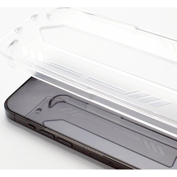 Wozinsky Szkło hartowane 9H z ramką montażową do iPhone 14 Wozinsky Premium Glass - czarne