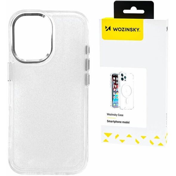 Etui Wozinsky Glitter Case na Samsung Galaxy S25 Ultra - przezroczyste z brokatem