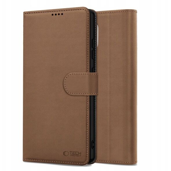 Etui z klapką Tech-Protect Wallet Apple iPhone 16e Brown