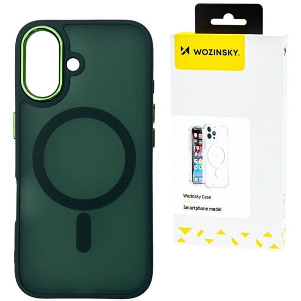 Etui Wozinsky Fashion Case MagSafe na Samsung Galaxy S25 Ultra - zielone