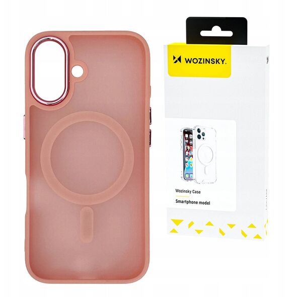 Etui Wozinsky Fashion Case MagSafe na Samsung Galaxy S25 Ultra - różowe