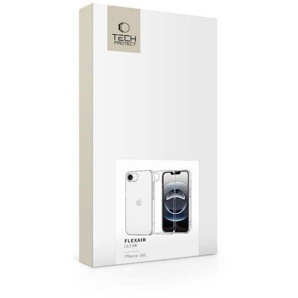 Etui Tech-Protect Flexair Apple iPhone 16e Clear