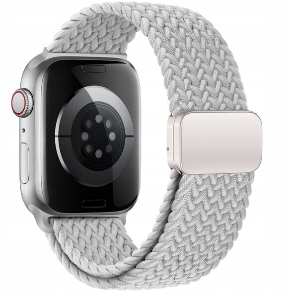 Pasek Tech-Protect Nylonmag Apple Watch 6 / 7 / 8 / 9 / 10 / SE 40/41/42mm Stone