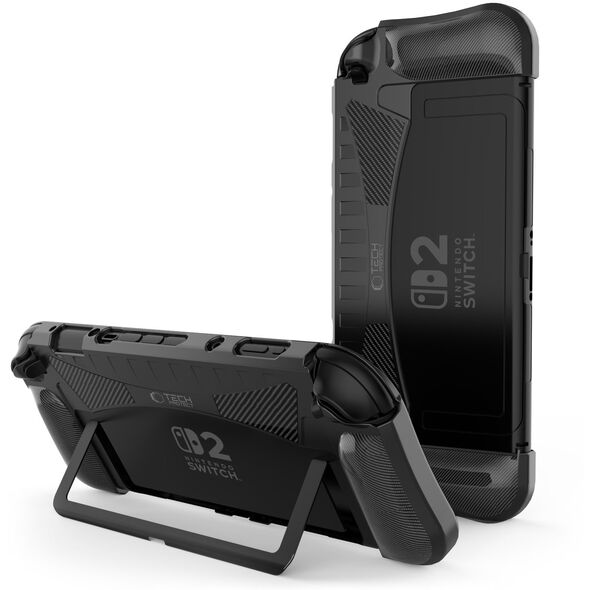 TECH-PROTECT TPUCARBON NINTENDO SWITCH 2 BLACK