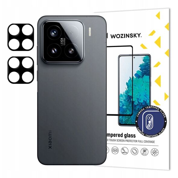 Szkło hartowane Wozinsky Full Camera Glass na Xiaomi Redmi Note 14S, 2-pak