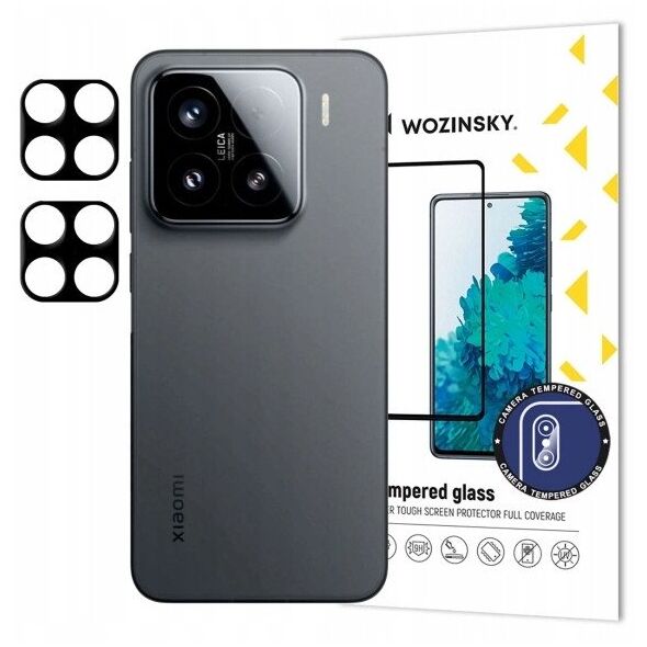 Szkło na aparat Wozinsky Full Camera Glass na Xiaomi Redmi Note 14 Pro 4G, 2-pak