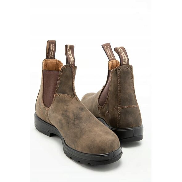 Blundstone Elastic Sided Boot Lined 585-RUSTIC Brązowe 48
