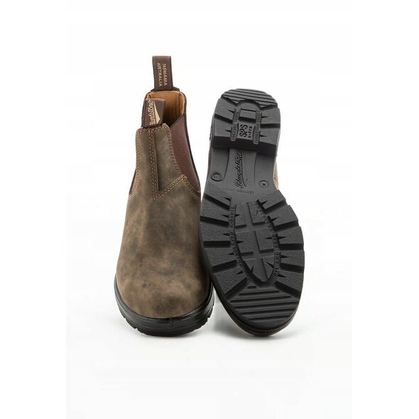 Blundstone Elastic Sided Boot Lined 585-RUSTIC Brązowe 48