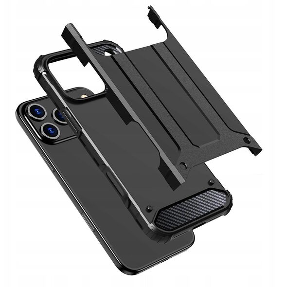 Etui Hybrid Armor na iPhone 17 Pro pancerne - czarne