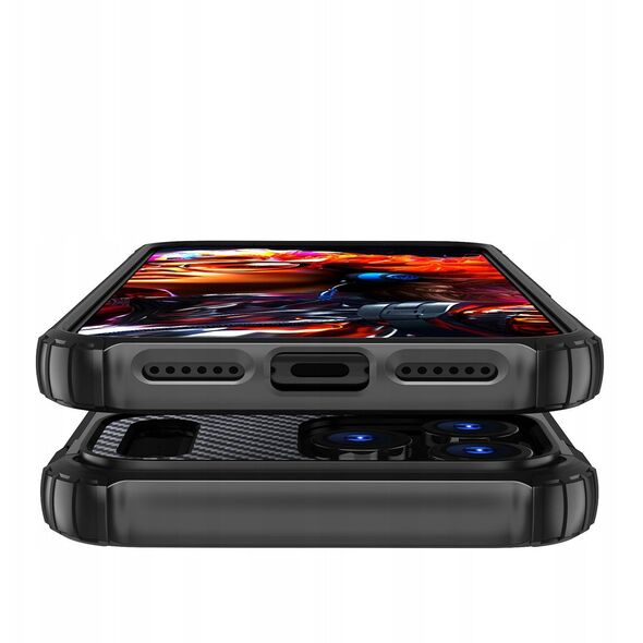 Etui Hybrid Armor na iPhone 17 Pro pancerne - czarne