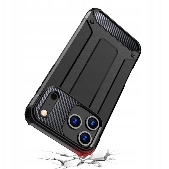 Etui Hybrid Armor na iPhone 17 Pro pancerne - czarne