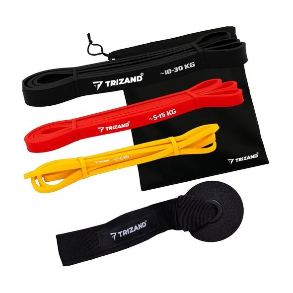 Zestaw gum do ćwiczeń - 3szt. Trizand 25879