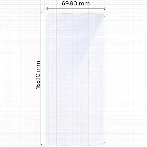 Elastyczne szkło hybrydowe Bizon Glass Mule do Realme 14T 5G