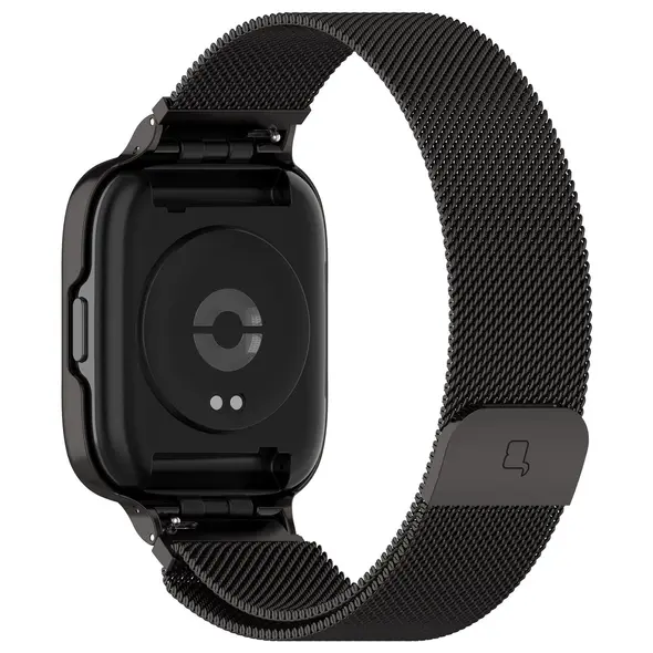 Etui z paskiem Bizon Strap + Case Watch Chain do Xiaomi Redmi Watch 3 Active czarne