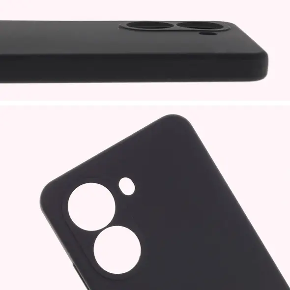 Silikonowe etui Bizon Soft Case do Xiaomi POCO X7 Pro czarne