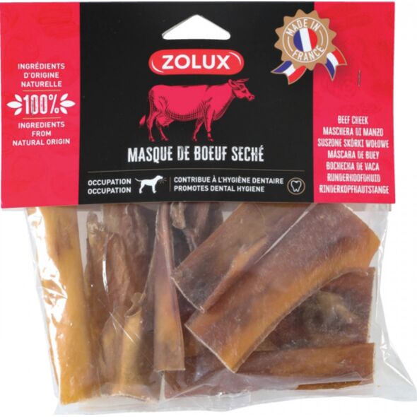 Zolux ZOLUX Suszona skóra wołowa 200 g