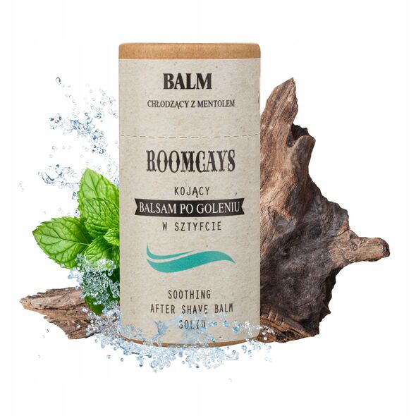 ROOMCAYS_SET Chłodzący balsam po goleniu + maszynka Precise7 z 2 wkładami