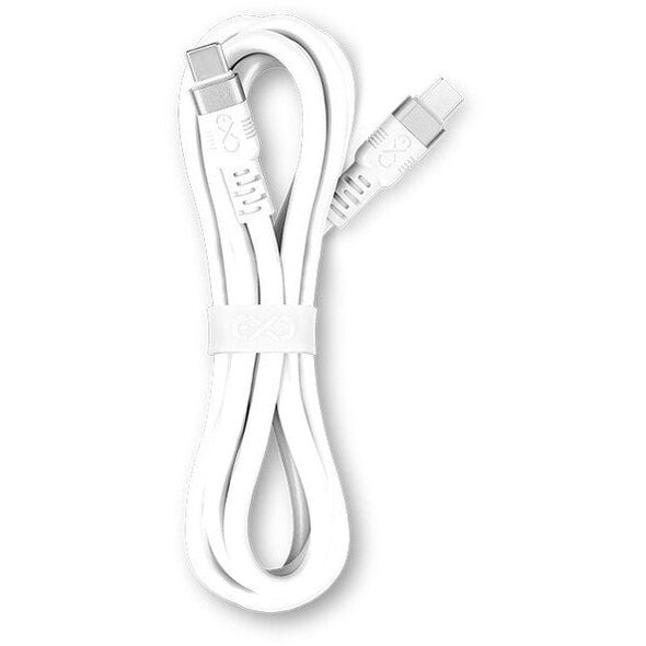 Kabel eXc Whippy Pro USB-C/USB-C 2m biały - Gwarancja bezpieczeństwa. Proste raty. Bezpłatna wysyłka od 170 zł.