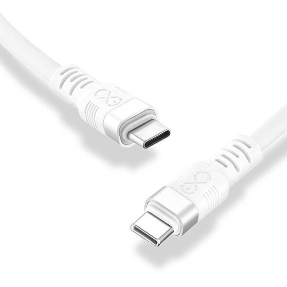 Kabel eXc Whippy Pro USB-C/USB-C 2m biały - Gwarancja bezpieczeństwa. Proste raty. Bezpłatna wysyłka od 170 zł.
