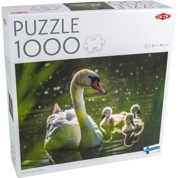 Tactic Puzzle Lovers Swan on Lake with Babies 1000 pcs puzzle