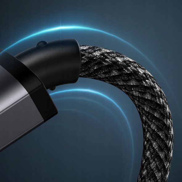 Kabel USB C do Mag3 Hoco 5A 140W magnetyczny 1,8 m U141 czarny
