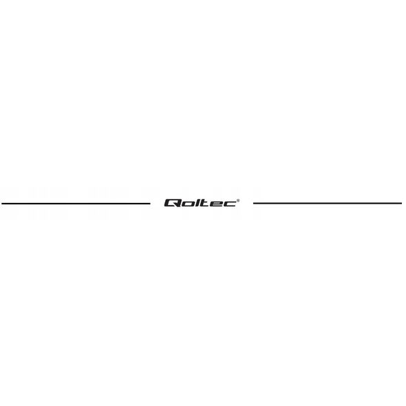 QOLTEC 50458 Kabel zasilający kątowy SCHUKO IEC C5 Koniczynka 3x1.0mm 1.5m