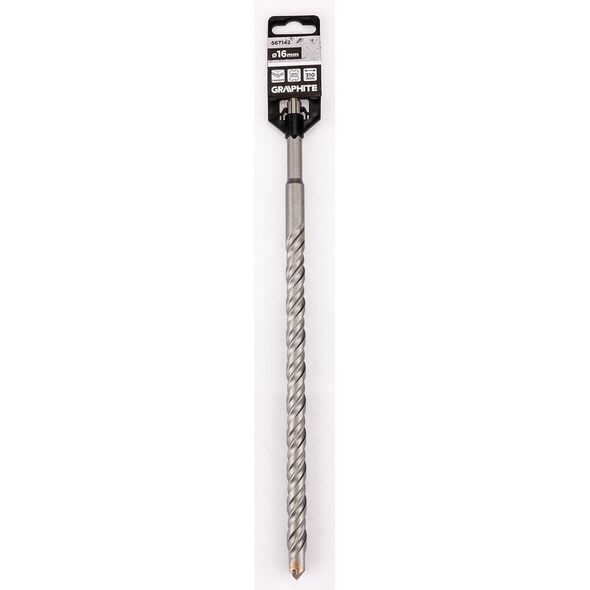 Wiertło do betonu SDS Plus z podwójną spiralą 16 x 310 mm