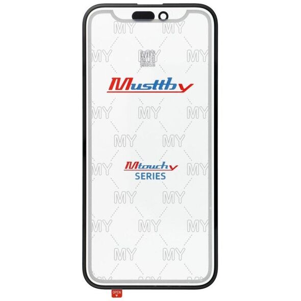 MUSTTBY γυαλί + oca IPHONE 15 plus