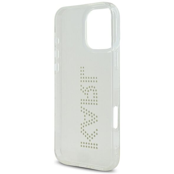 ETUI KARL LAGERFELD IML RHINESTONES LOGO DO IPHONE 16 PRO PRZEZROCZYSTY